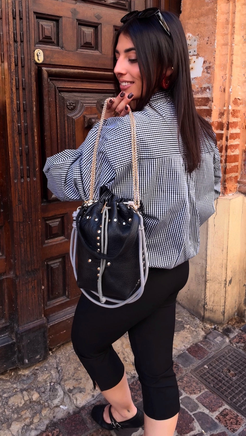Beco Stud Bubble Noir - Craie Studio