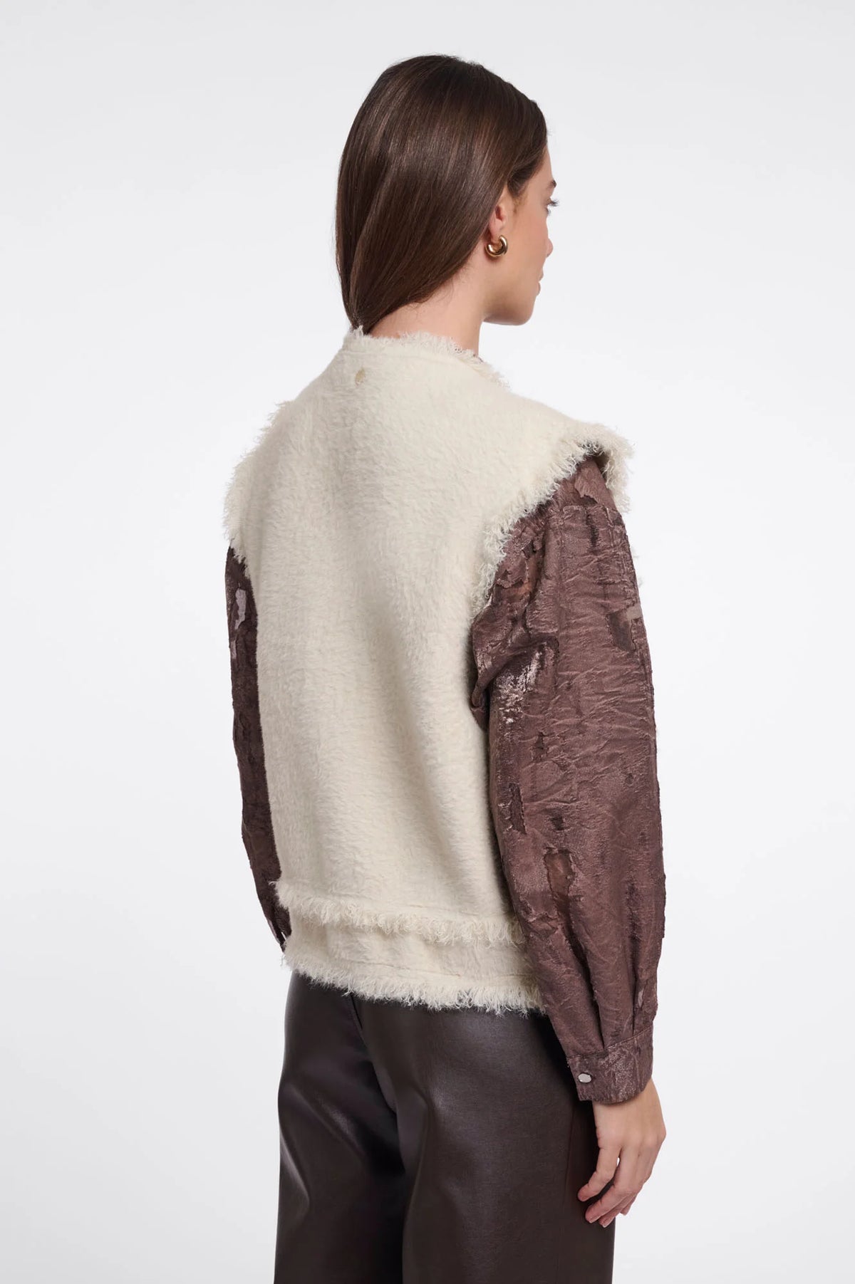 Gilet sans manches franges VITA - RINOPELLE